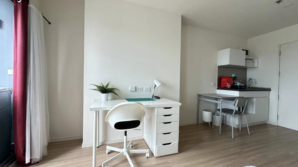 For rent: Lumpini Ville Chaengwatthana Pakkret, ready to move in, fully furnished, affordable price, reserve now!