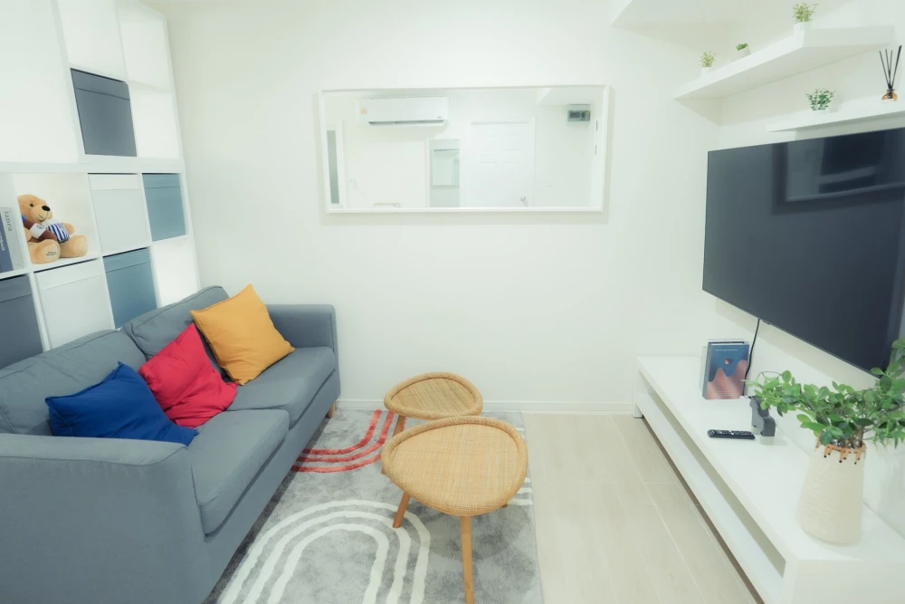 Lumpini Ville Cultural Center Studio for rent, great location, fully furnished and equipped, book now!