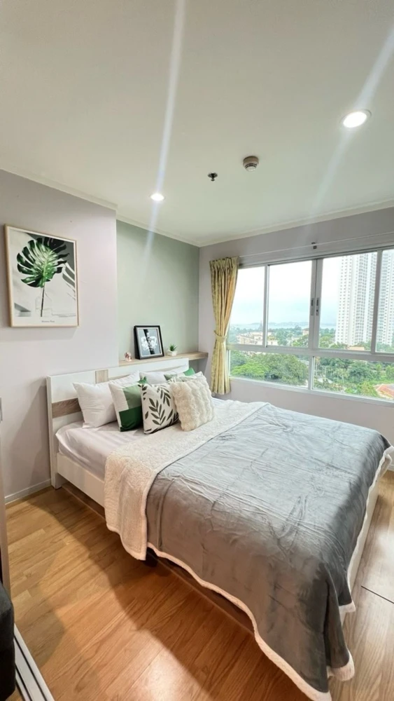 For rent: Lumpini Ville Naklua - Wongamat, 11th floor, open view, fully furnished, nice to live in, reserve now.