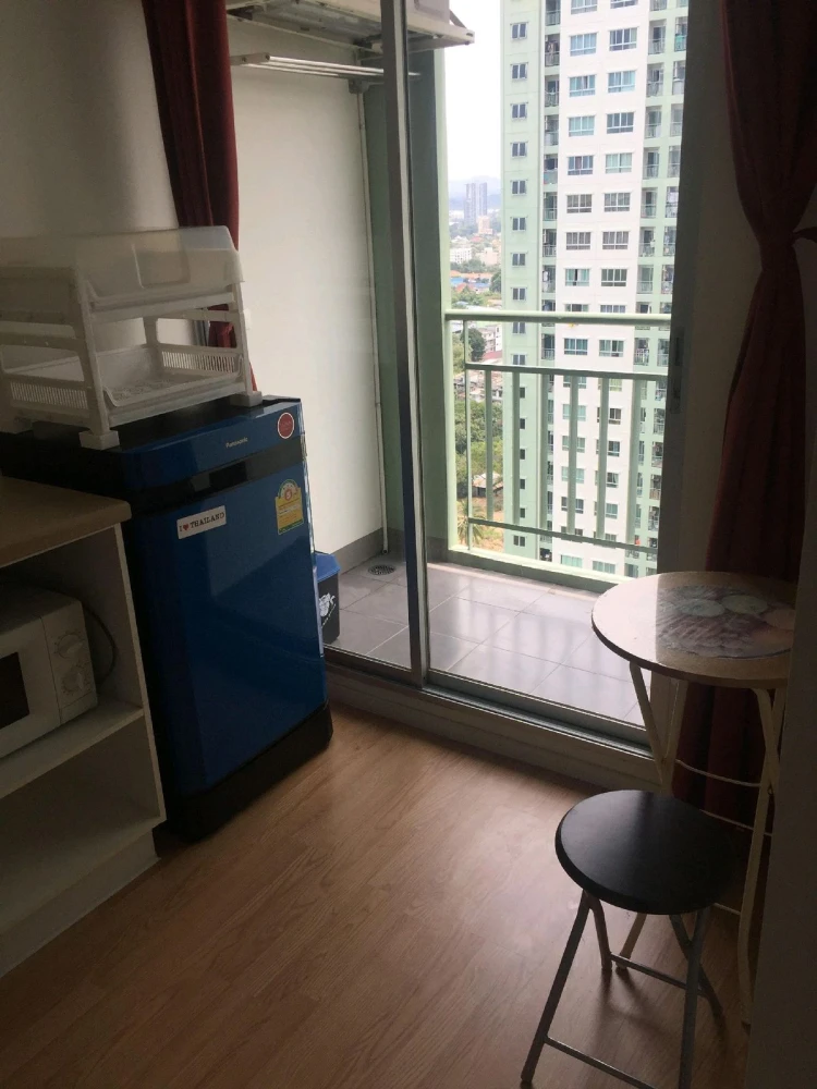 For rent: Lumpini Ville Naklua - Wongamat, 21st floor, fully furnished room, ready to move in. Interested? Book now, urgently.