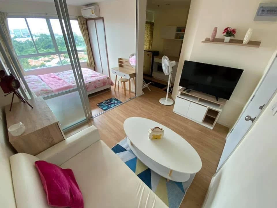 For rent: Lumpini Ville Naklua - Wongamat, Building C, 10th floor, sea view, Sanctuary of Truth, fully furnished, great price, reserve now!