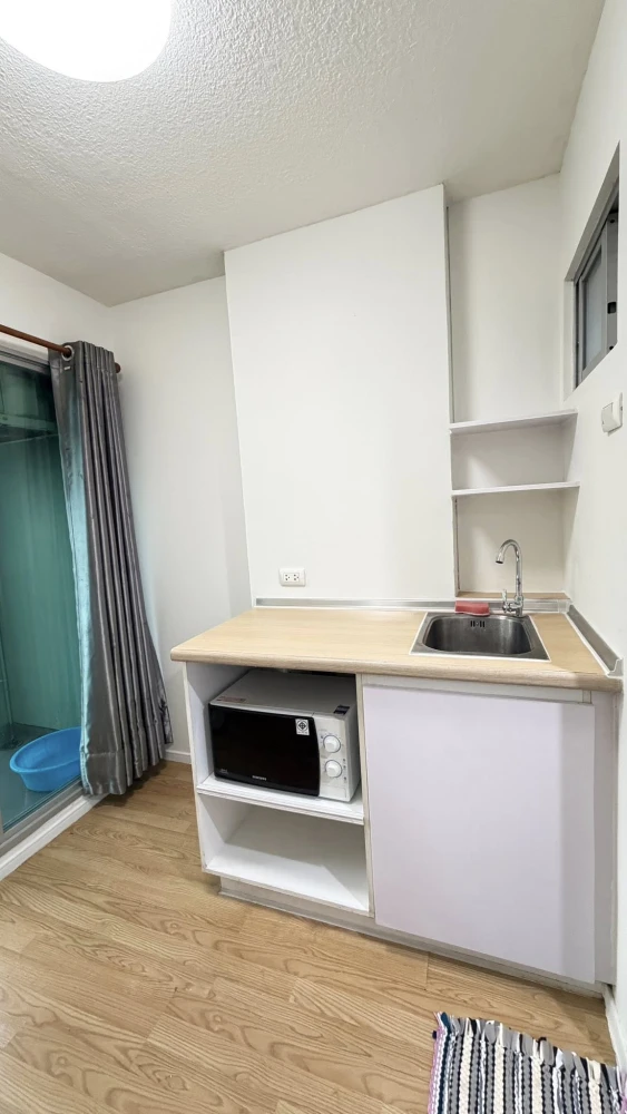 For rent: Lumpini Ville Onnut – Ladkrabang, a lovely room on the 7th floor, fully furnished, beautiful view, not blocked, reserve now!