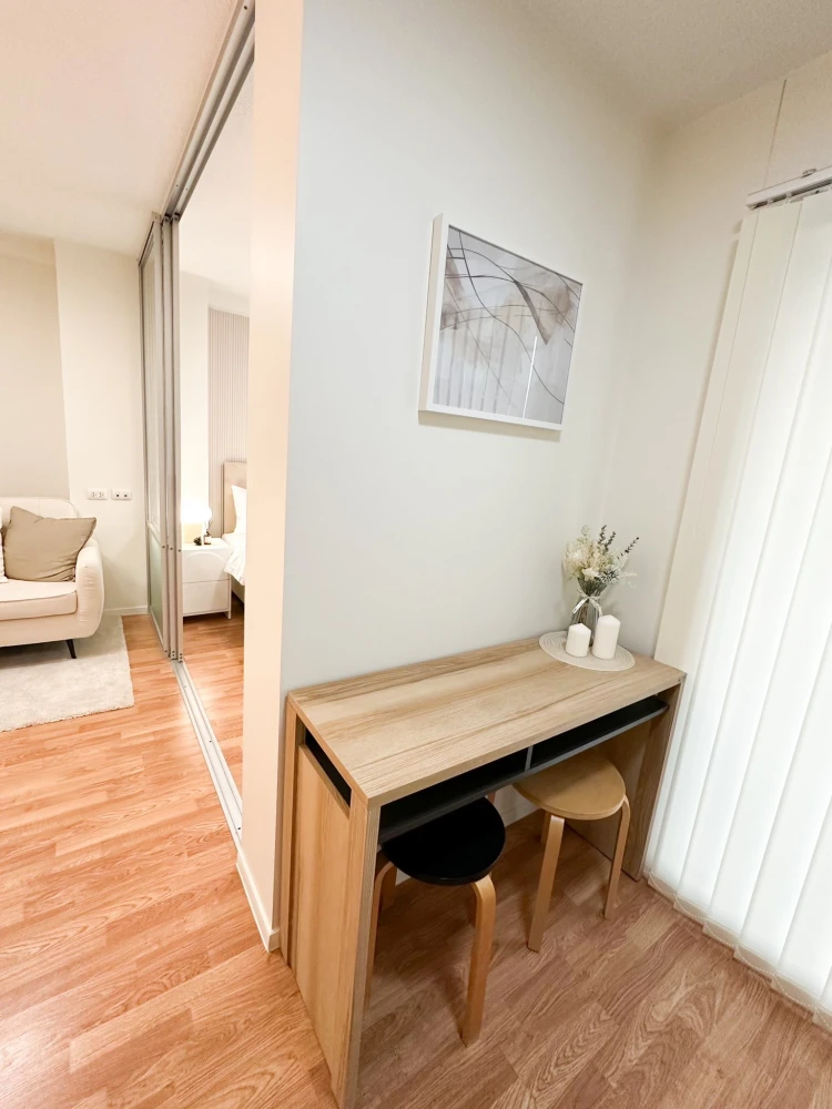 For rent: Lumpini Ville Onnut – Ladkrabang. Nice room, fully furnished, complete amenities. Book now!