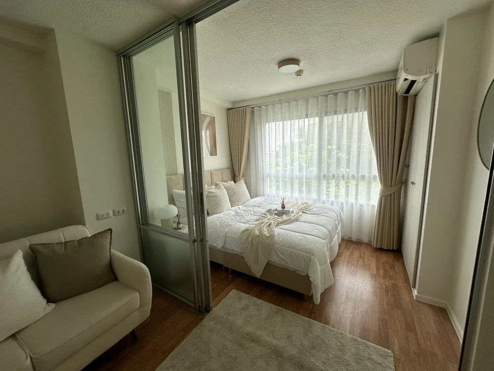 For rent: Lumpini Ville Onnut – Ladkrabang. Nice room, fully furnished, complete amenities. Book now!