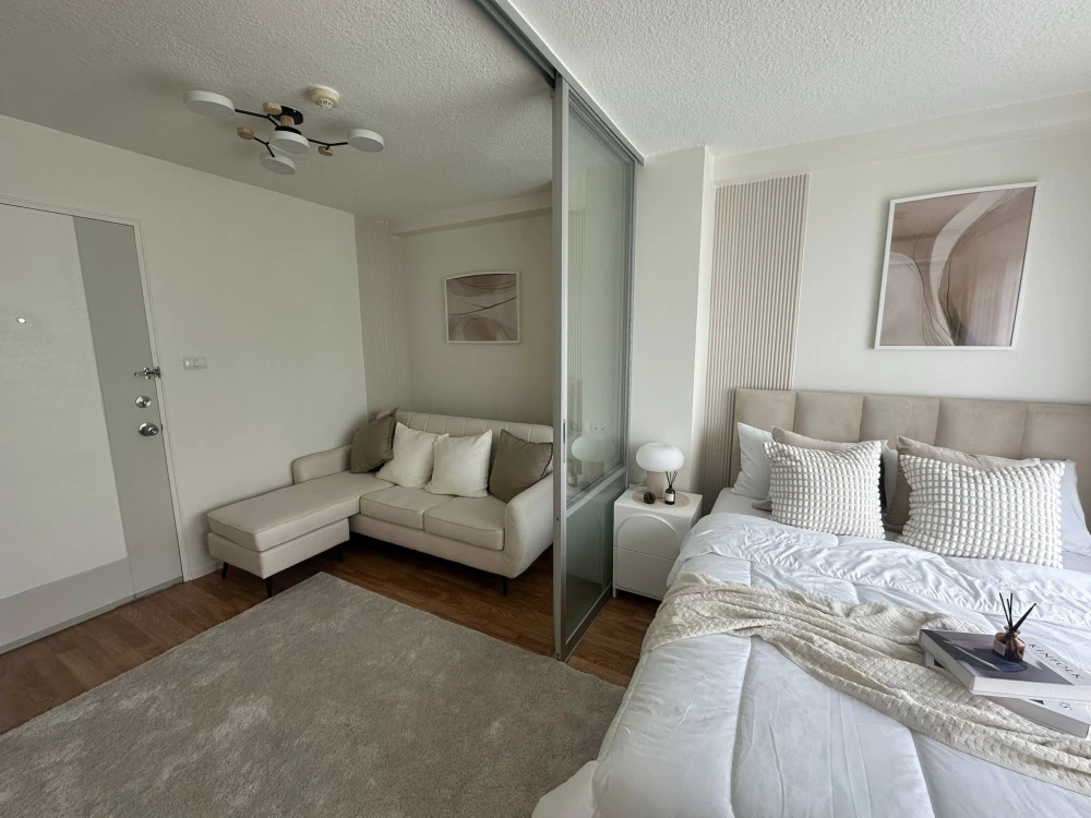For rent: Lumpini Ville Onnut – Ladkrabang. Nice room, fully furnished, complete amenities. Book now!