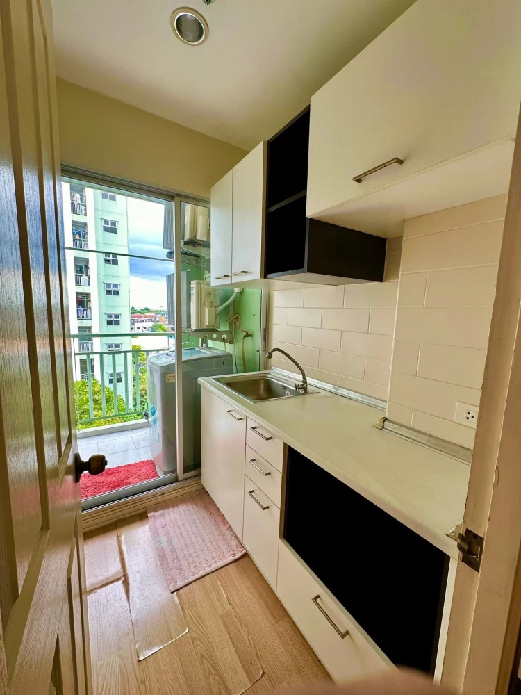 For rent: Lumpini Ville Ramintra - Laksi, 1 bedroom, 1 bathroom, fully furnished, with nice wallpaper. Reserve now!