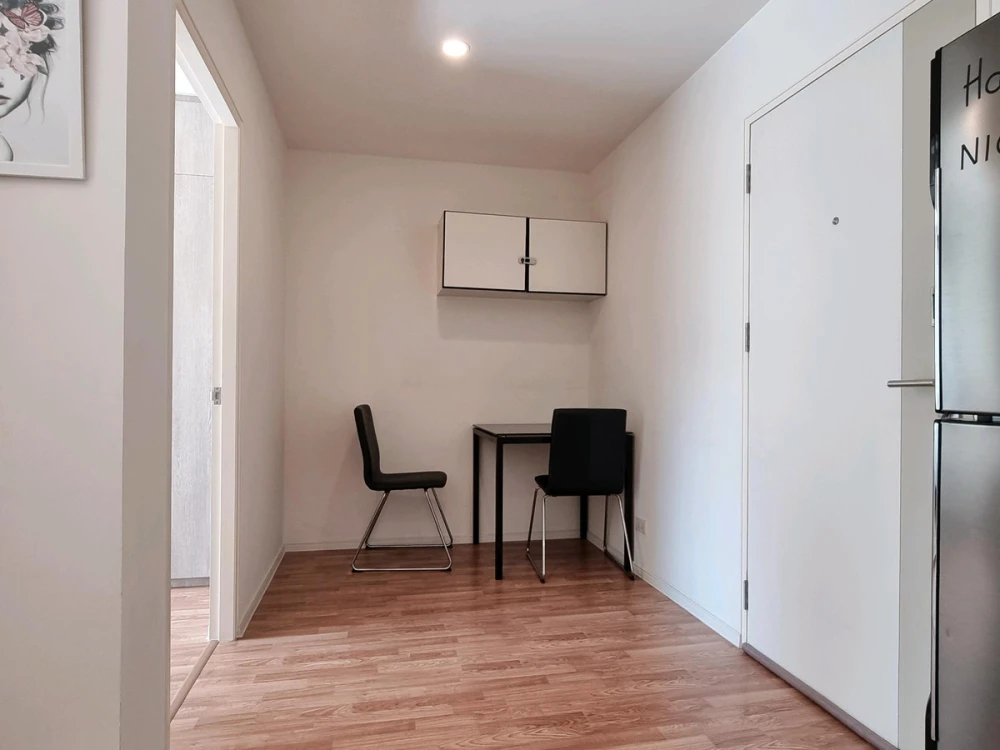 For rent: Lumpini Ville Sukhumvit 76 - Bearing Station, 2nd floor, 4th unit, pool view, fully furnished. Book now!