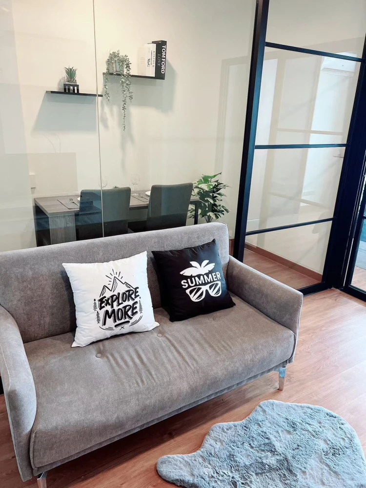 For rent: Magnix Ramintra 21, 1 bedroom with 1 multipurpose room, fully furnished and equipped with appliances. Don't miss out!