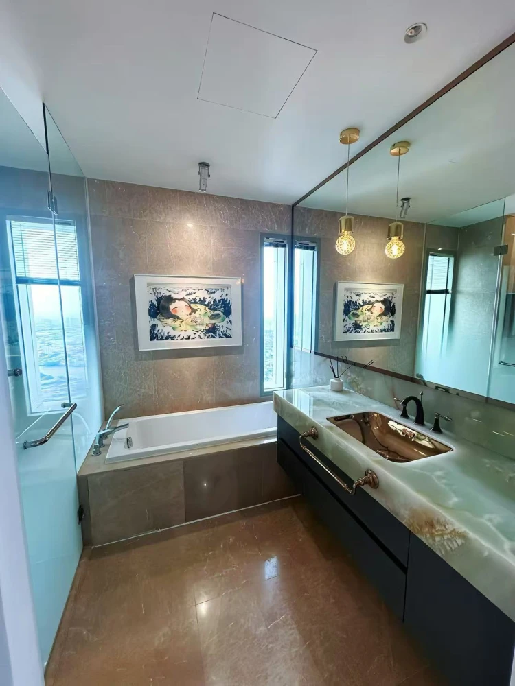 Magnolias Waterfront Residences (Icon Siam) for rent, 59th floor, fully furnished. Book now!
