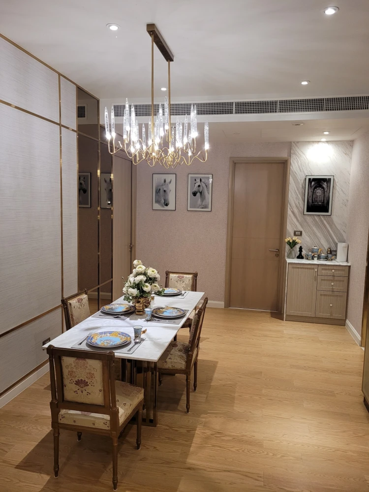For rent: Magnolias Waterfront Residences (Icon Siam), beautifully decorated room, excellent built-in, great location, hurry and reserve now!