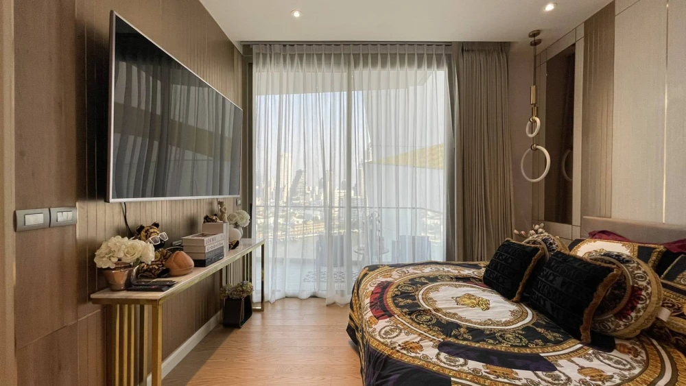 For rent: Magnolias Waterfront Residences (Icon Siam), beautifully decorated room, excellent built-in, great location, hurry and reserve now!