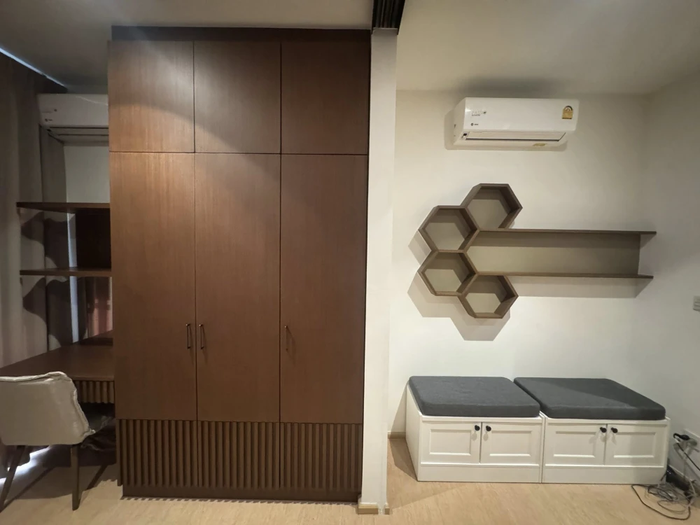 ให้เช่า Maru Ladprao 15 1 ห้องนอน 1 ห้องน้ำ เฟอร์นิเจอร์บิ้วอินอย่างดี เดินทางสะดวก จองเลย