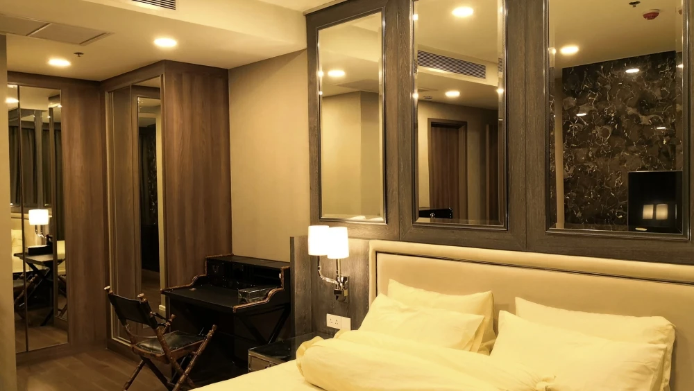 Menam Residences for rent, spacious room, lots of usable space, good location, convenient transportation, beautiful view, don't miss it.