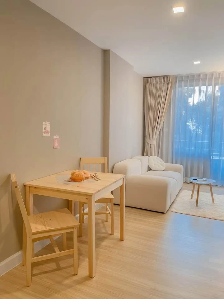 Metro Luxe Ratchada for rent, a lovely room decorated in a minimalist style, good location, comes with complete furniture. Reserve now!