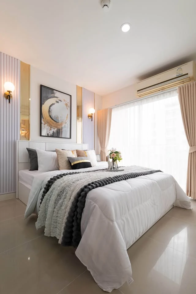 For rent: Metro Park Sathorn, fully furnished, ready to move in, affordable price. Beautiful rooms like this are hard to find, book now!
