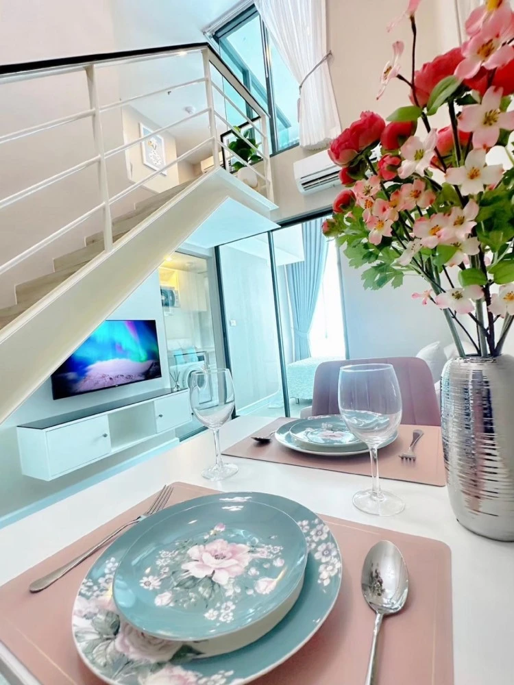For rent: Metro Sky Prachachuen, 2nd floor, beautiful room, fully furnished, book now, hurry!
