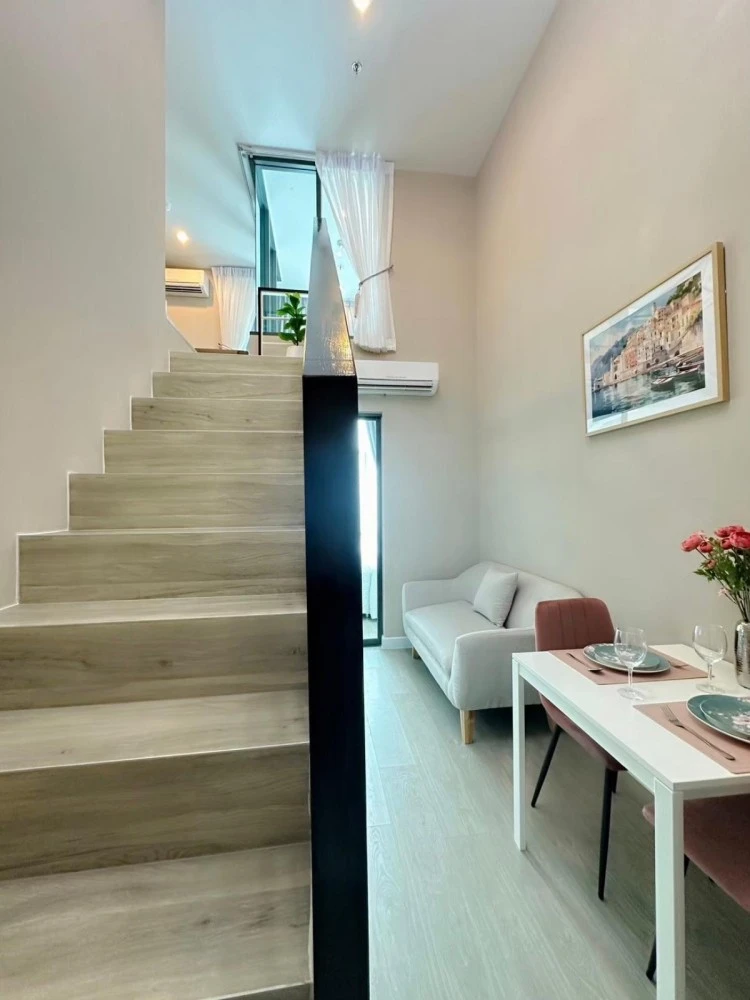 For rent: Metro Sky Prachachuen, 2nd floor, beautiful room, fully furnished, book now, hurry!