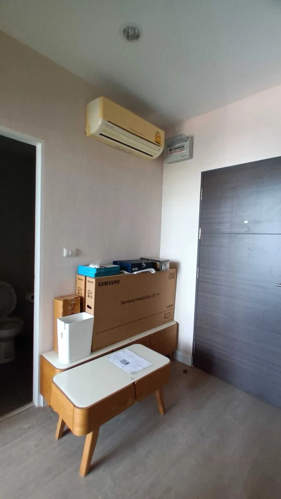 For rent: Metro Sky Prachachuen, a nice room with complete furniture and electrical appliances at a great price. Don't miss it.
