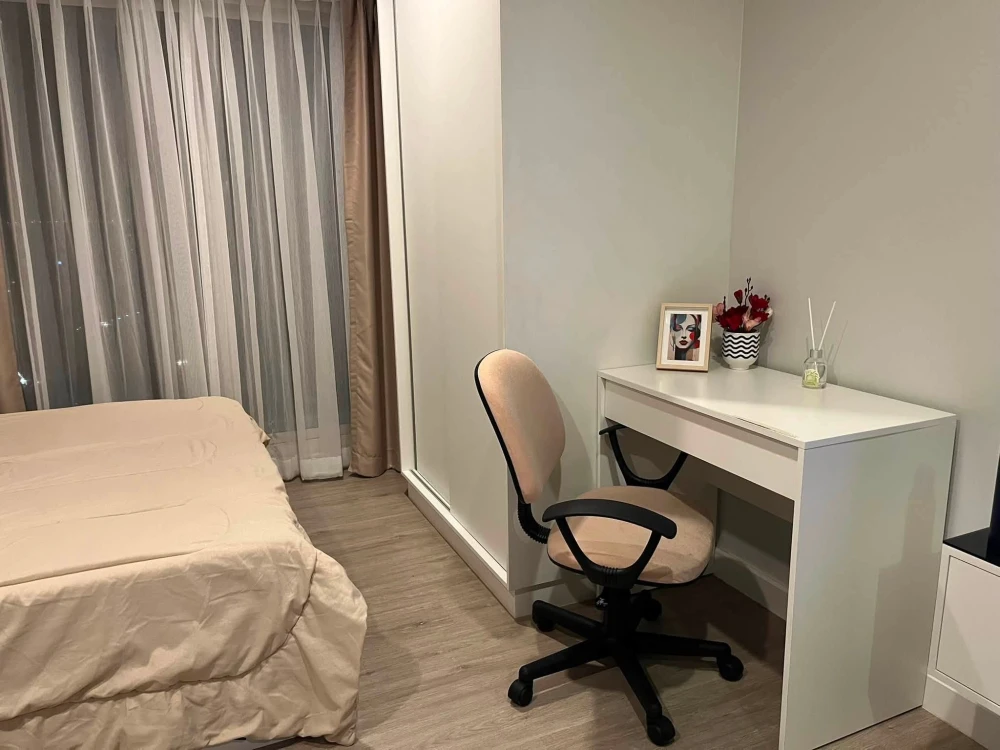 For rent: Metro Sky Wutthakat, 1 bedroom, 1 bathroom, good location, fully furnished. If it's this good, hurry and reserve it now!