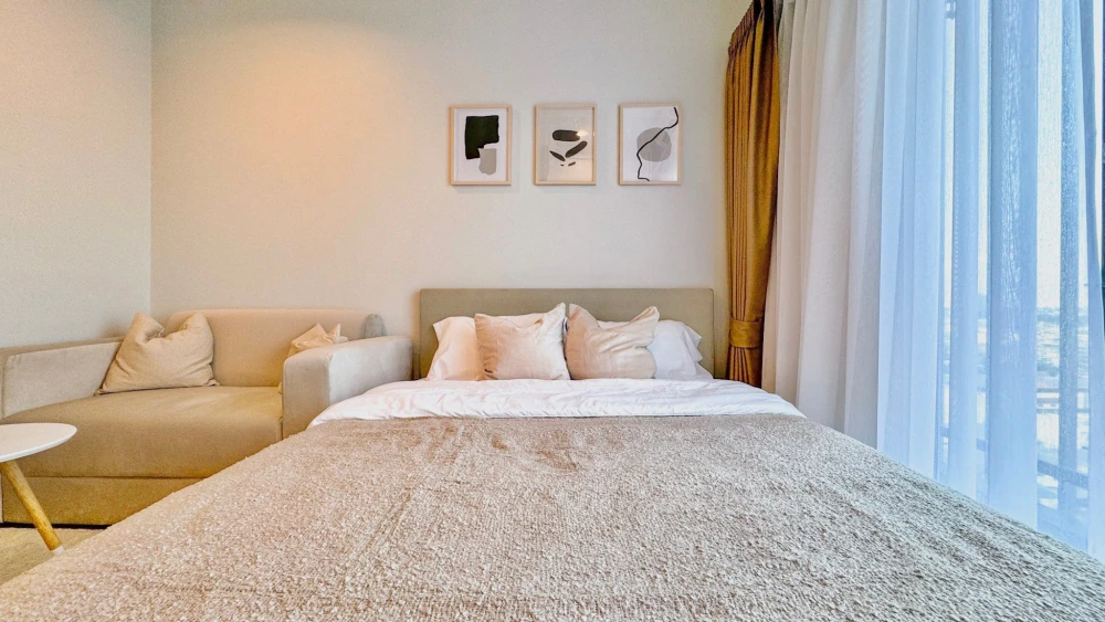 For rent: Metro Sky Wutthakat, 14th floor, city view, beautiful room, fully furnished, nice to live in. If interested, hurry and reserve now.