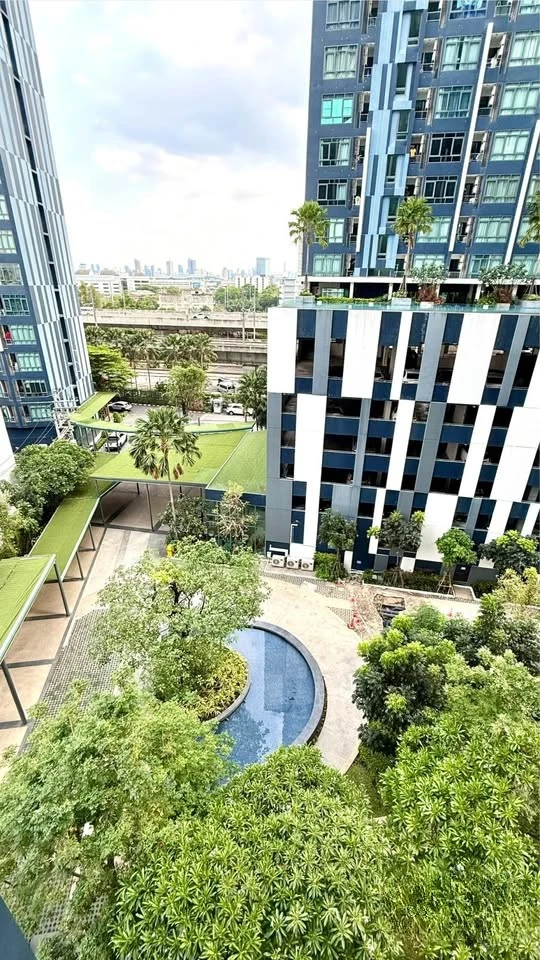 For rent: Metro Sky Prachachuen, 2 bedrooms, 2 bathrooms. Private atmosphere, open view, fully furnished, ready to move in!