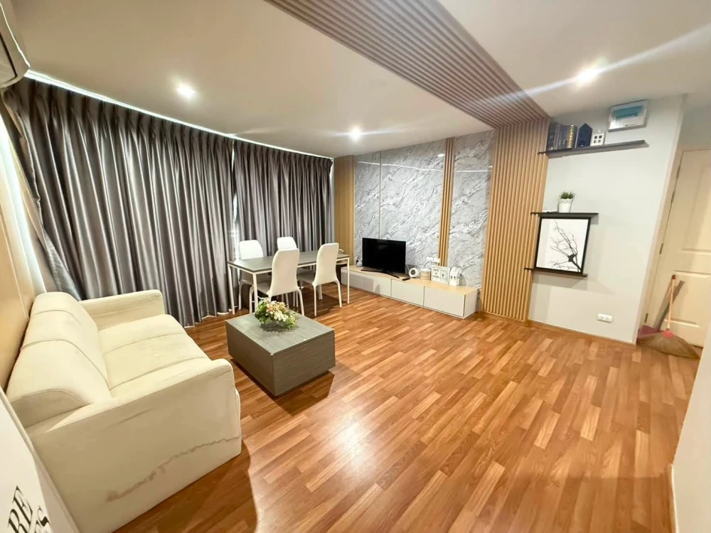ให้เช่า Miami Bangpu ห้องกว้างพื้นที่ใช้สอยเยอะ ตกแต่งสไตล์มินิมอล บิวท์อินเฟอร์นิเจอร์อย่างดี จองเลยจ้า