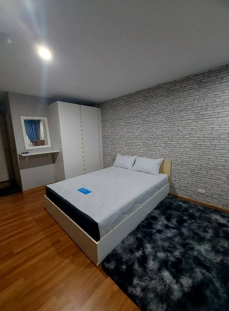 For rent: Miami Bangpu condo, 4th floor, high-quality wallpaper, fully furnished. Book now!