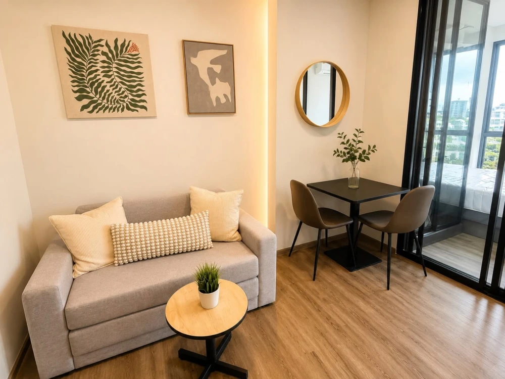 For rent: Modiz Vault Kaset Sripatum, 6th floor, beautiful room, fully furnished. Book now! (Hurry!)