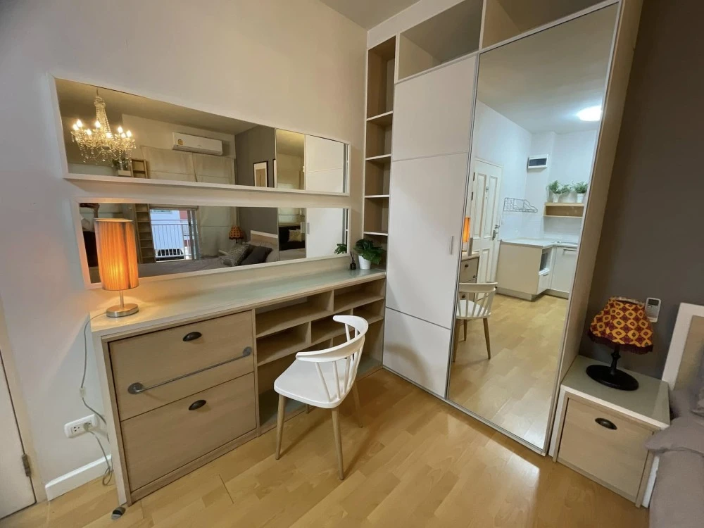 For rent: My Condo Sukhumvit 103, 2nd floor, beautiful room, fully furnished, reserve now, hurry!