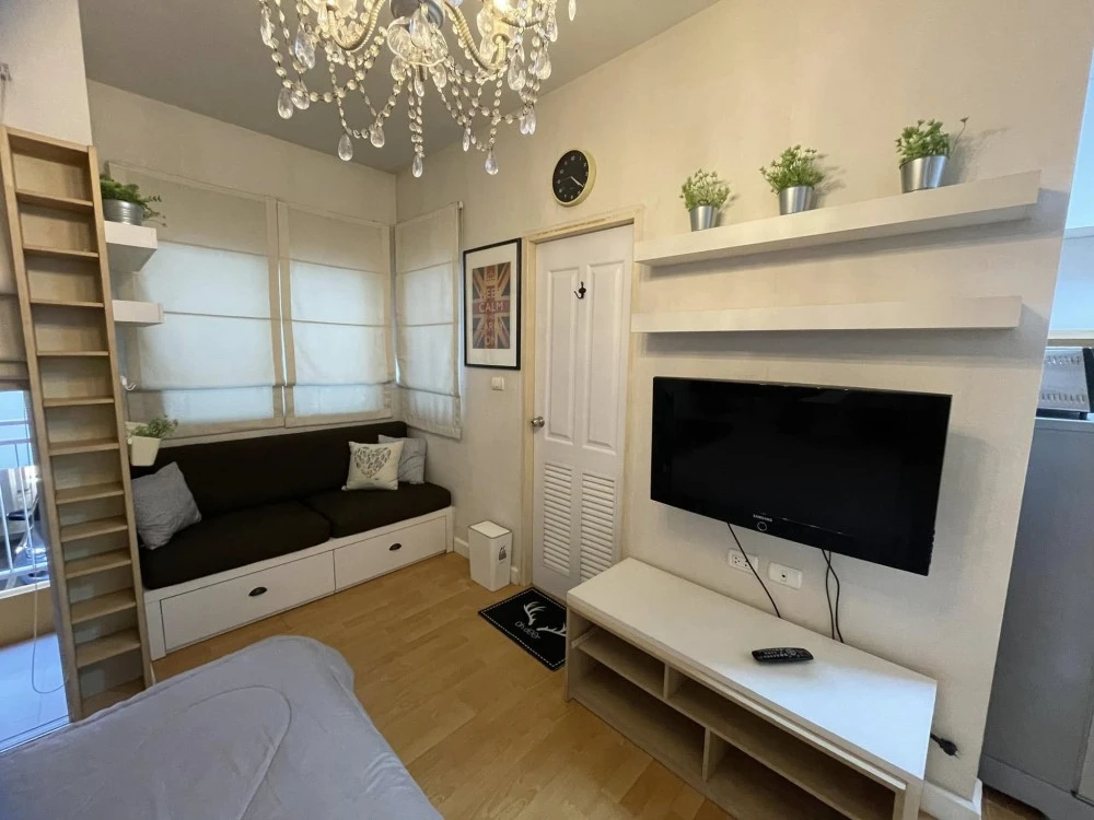 For rent: My Condo Sukhumvit 103, 2nd floor, beautiful room, fully furnished, reserve now, hurry!
