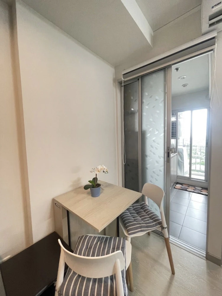For rent: Niche id @ Pakkret Station, 24th floor, beautiful room, fully furnished, nice to live in, reserve now!