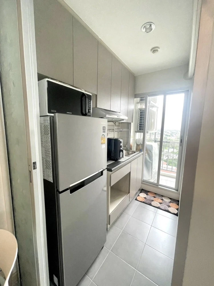 For rent: Niche id @ Pakkret Station, 24th floor, beautiful room, fully furnished, nice to live in, reserve now!