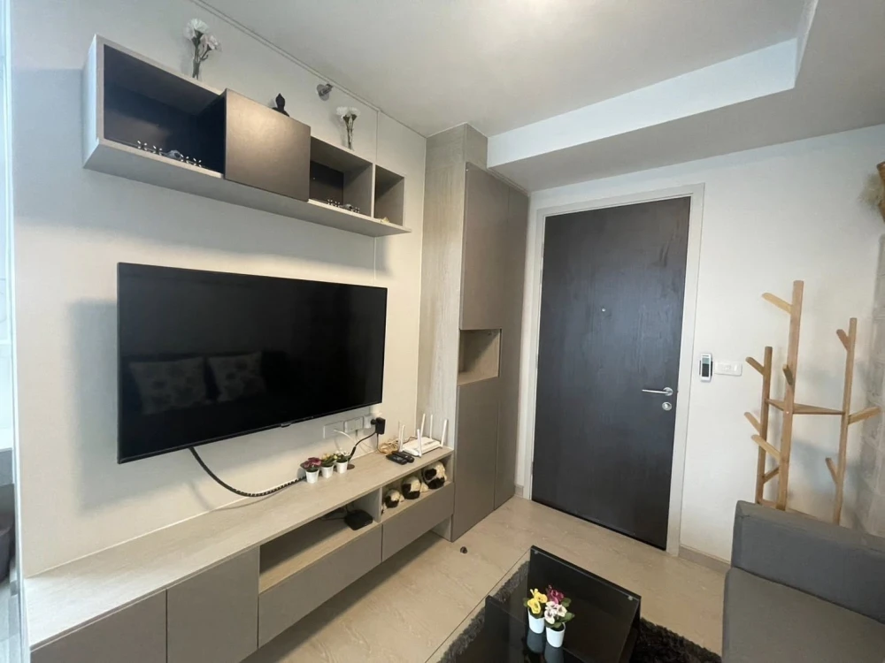 For rent: Niche id @ Pakkret Station, 24th floor, beautiful room, fully furnished, nice to live in, reserve now!