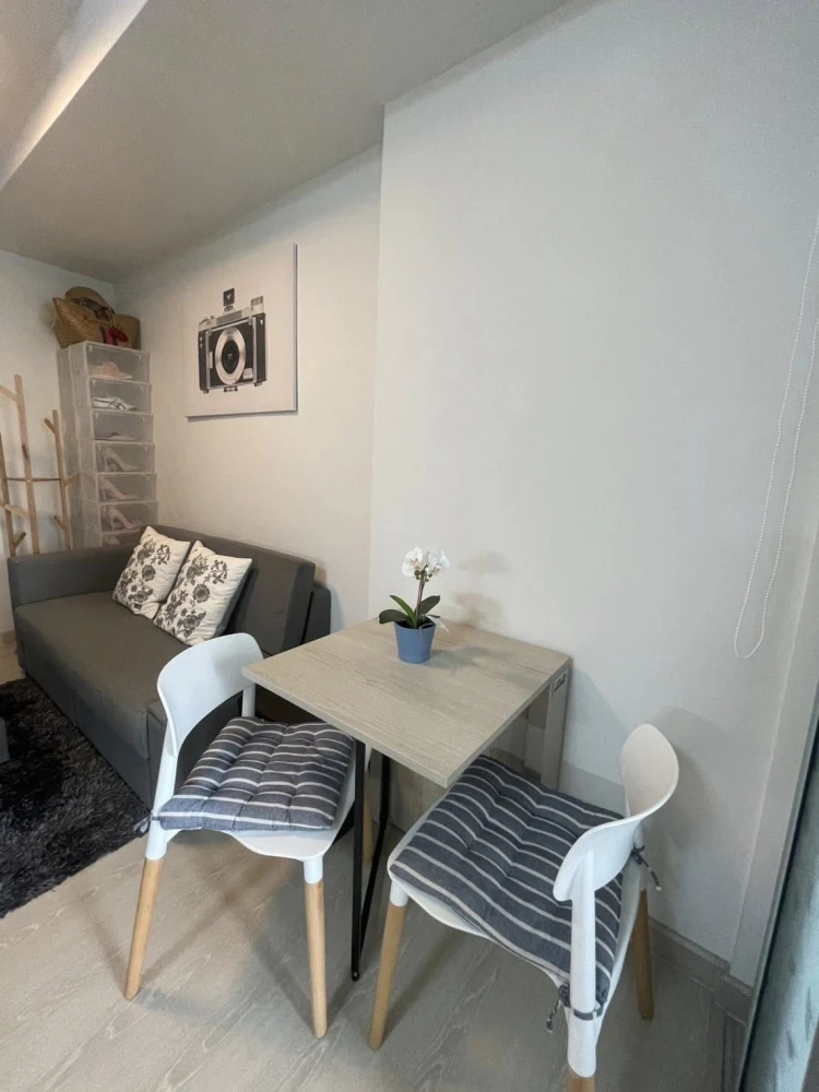 For rent: Niche id @ Pakkret Station, 24th floor, beautiful room, fully furnished, nice to live in, reserve now!