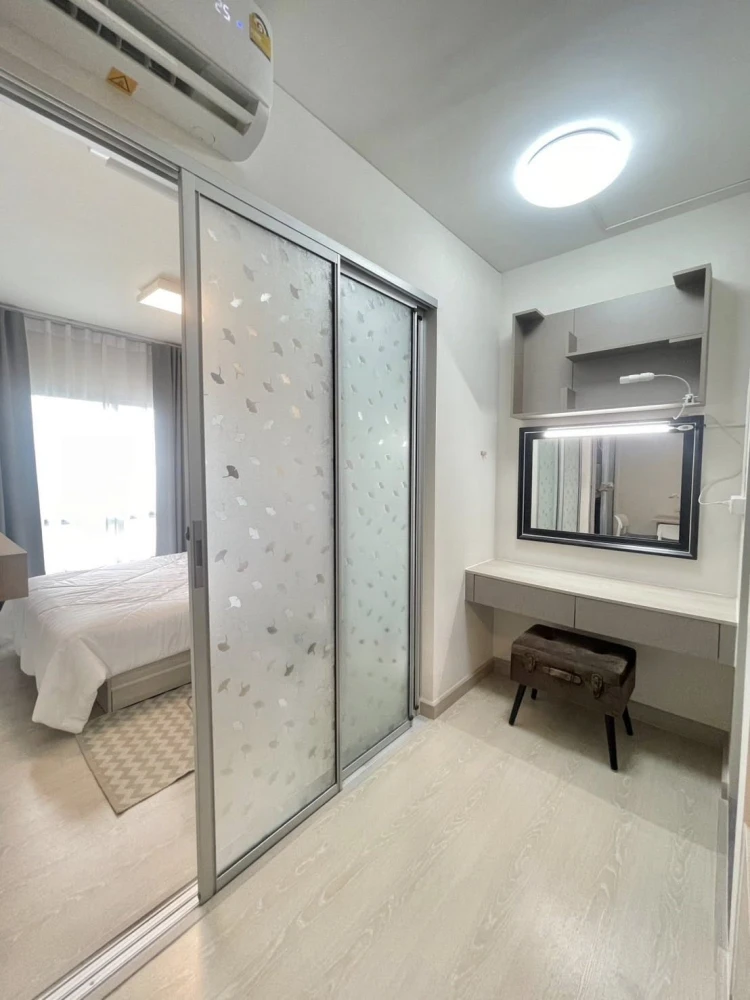 For rent: Niche id @ Pakkret Station, 24th floor, beautiful room, fully furnished, nice to live in, reserve now!