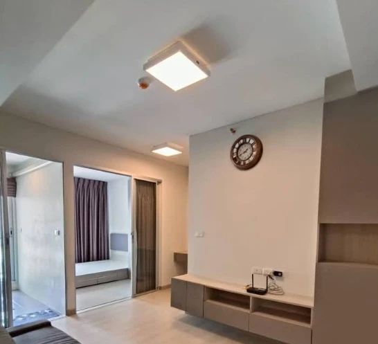 For rent: Niche id @ Pakkret Station, 33rd floor, beautiful view, fully furnished, book now, don't miss out.