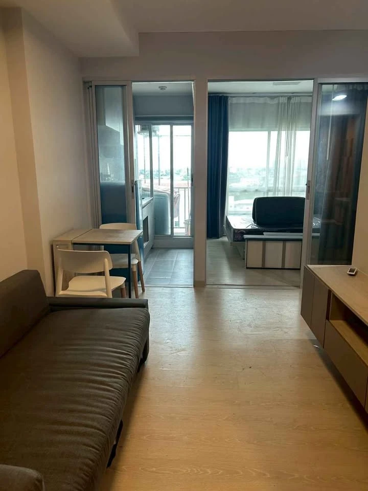 For rent: Niche id @ Pakkret Station, ready to move in, high floor, fully furnished + appliances, reserve now.