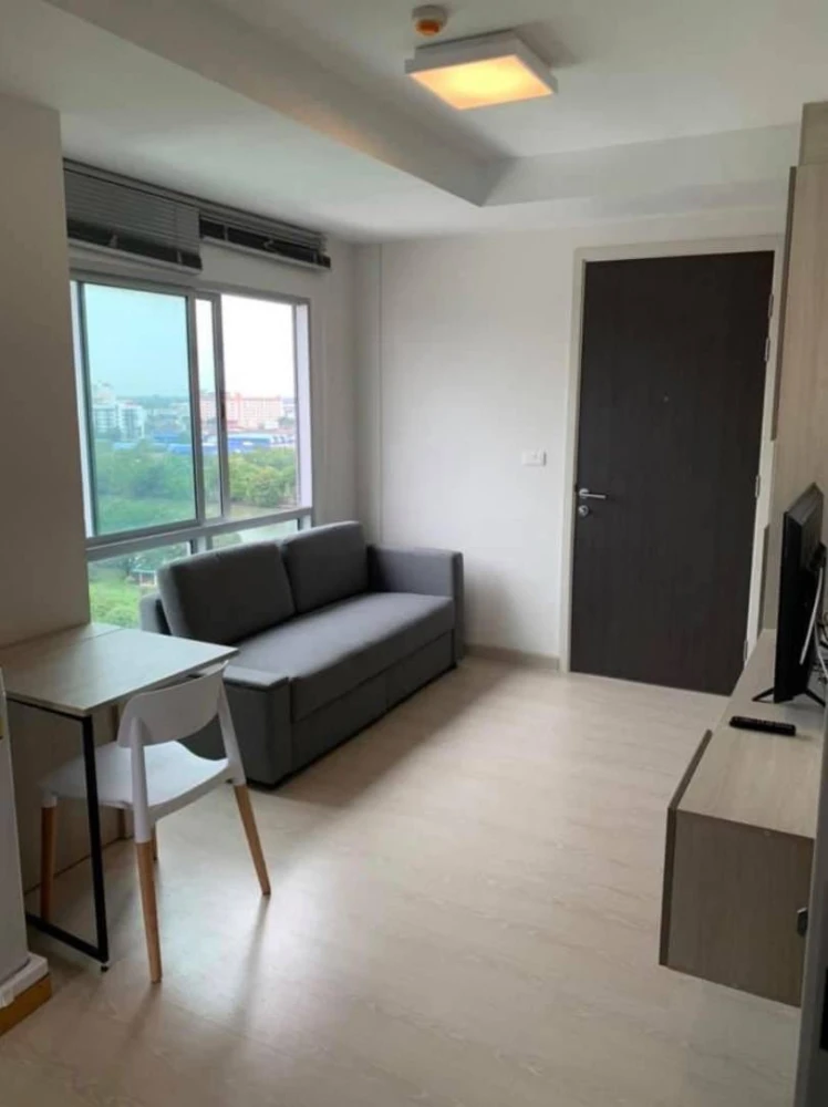 For rent: Niche id @ Pakkret Station, corner room with privacy, fully furnished, swimming pool view, reserve now!