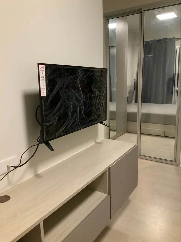 Niche id @ Pakkret Station for rent. High floor unit with city view, bright and airy, good ventilation, and affordable price. Book now!