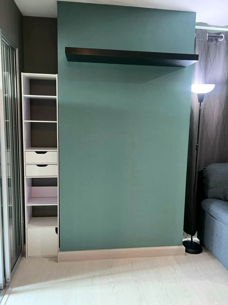 For rent: Niche id Sukhumvit 113, corner room, fully furnished, nice to live in, hurry and book now.