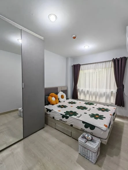 ให้เช่า Niche id Sukhumvit 113 ห้องแต่งสวยครบครัน เฟอร์นิเจอร์ครบ หิ้วกระเป๋าเข้าอยู่ได้เลยจ้า