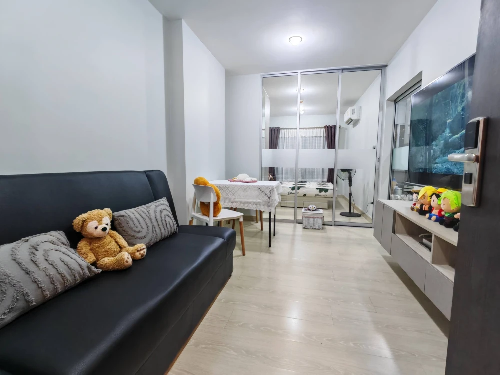 ให้เช่า Niche id Sukhumvit 113 ห้องแต่งสวยครบครัน เฟอร์นิเจอร์ครบ หิ้วกระเป๋าเข้าอยู่ได้เลยจ้า