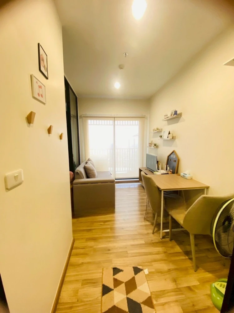 For rent: Niche Mono Charoen Nakorn, a comfortable room with complete furniture and amenities. View of the Chao Phraya River. Reserve now!