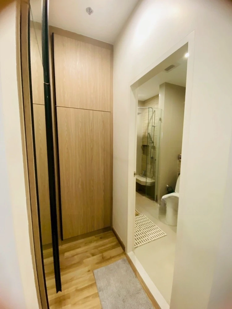 For rent: Niche Mono Charoen Nakorn, a comfortable room with complete furniture and amenities. View of the Chao Phraya River. Reserve now!