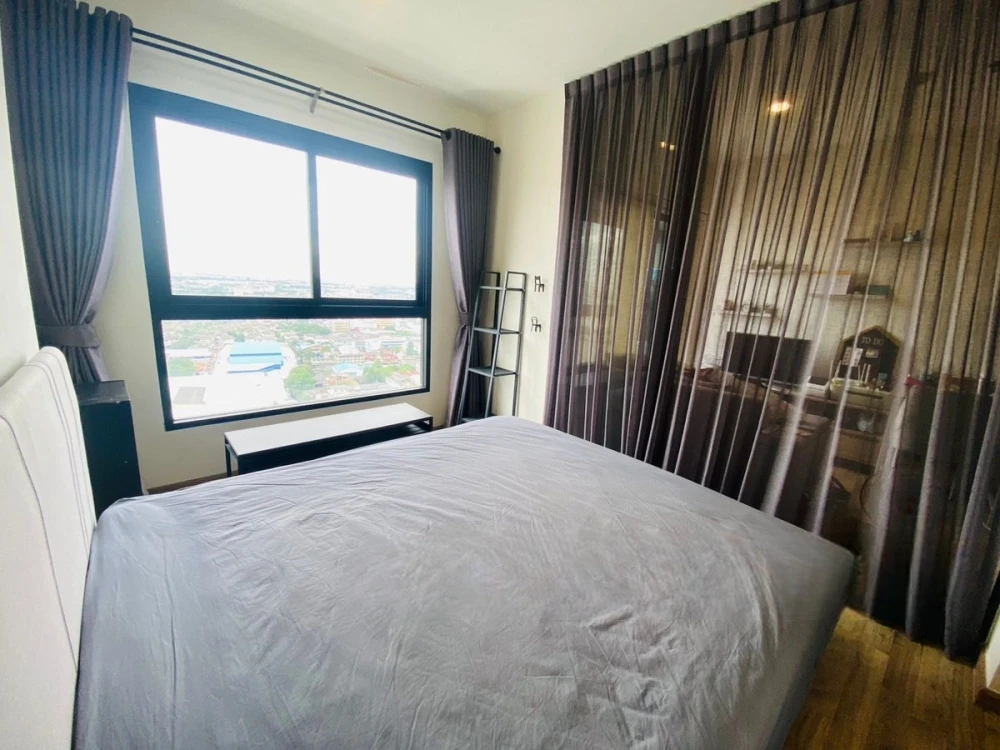 For rent: Niche Mono Charoen Nakorn, a comfortable room with complete furniture and amenities. View of the Chao Phraya River. Reserve now!