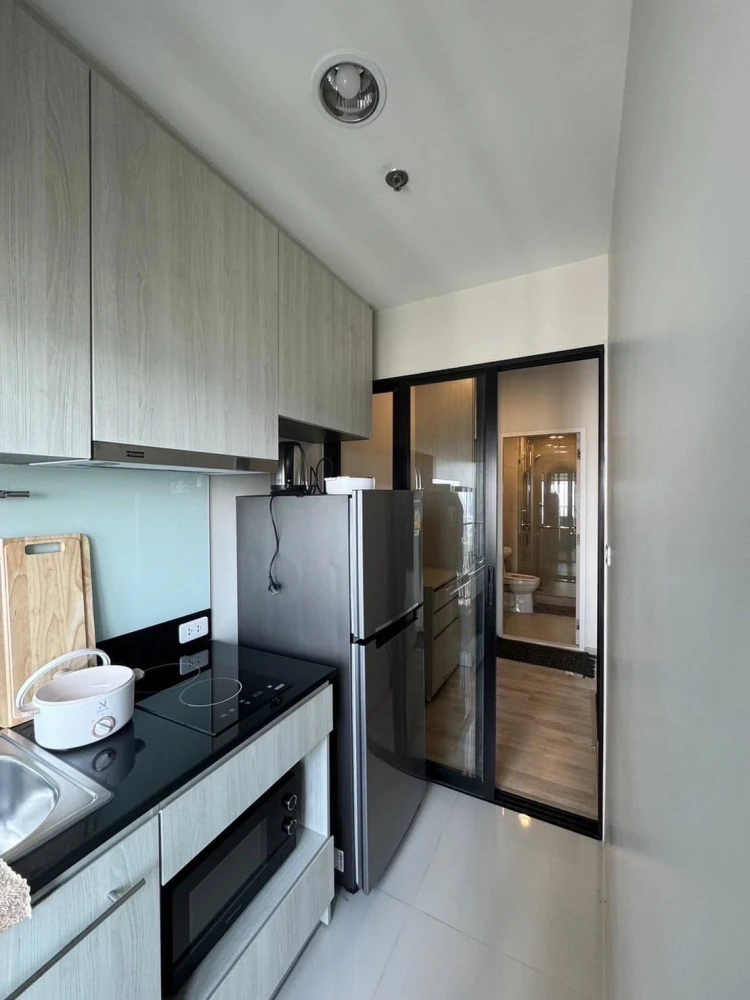 For rent: Niche Mono Mega Space Bangna, 1 bedroom, 1 bathroom, fully furnished, beautiful view from high floor, reserve now.