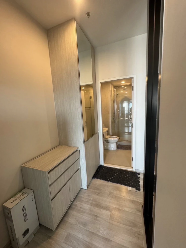 For rent: Niche Mono Mega Space Bangna, 1 bedroom, 1 bathroom, fully furnished, beautiful view from high floor, reserve now.