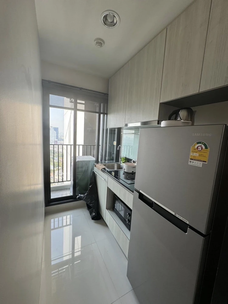 For rent: Niche Mono Mega Space Bangna, 1 bedroom, 1 bathroom, fully furnished, beautiful view from high floor, reserve now.