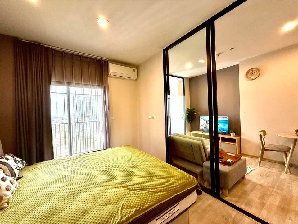 For rent: Niche Mono Mega Space Bangna, 29th floor, very high, beautiful view, sunny room, not hot, ready to move in