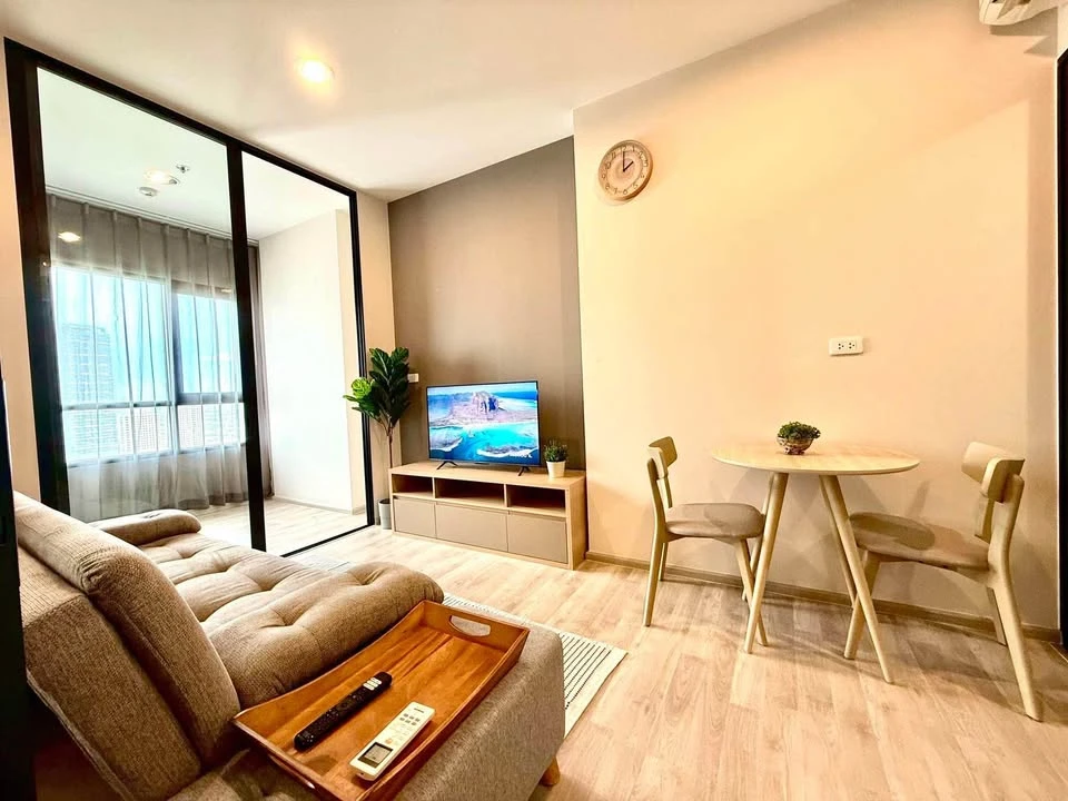 For rent: Niche Mono Mega Space Bangna, 29th floor, very high, beautiful view, sunny room, not hot, ready to move in